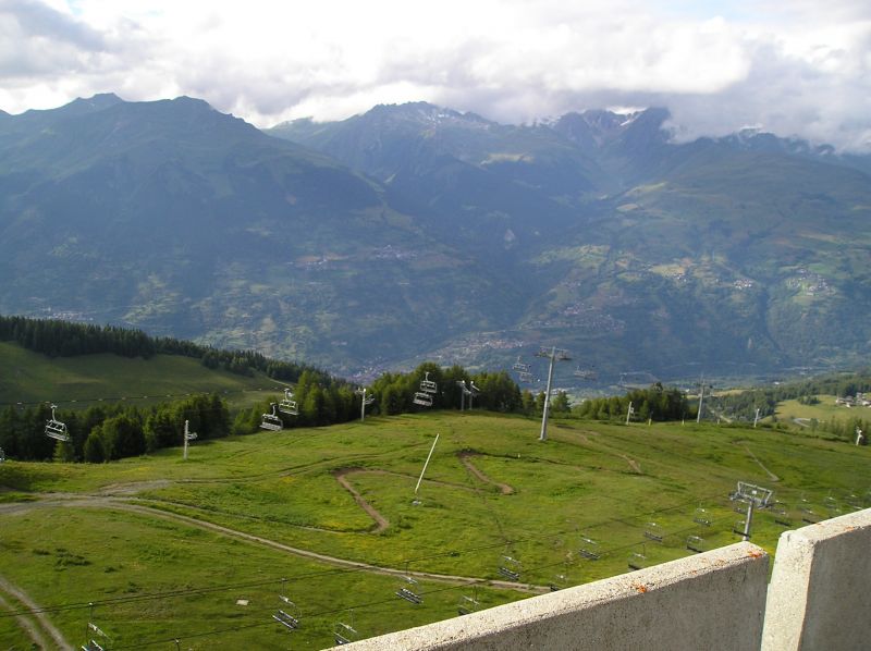 photo 10 Location entre particuliers La Plagne appartement Rhne-Alpes Savoie Vue de la terrasse