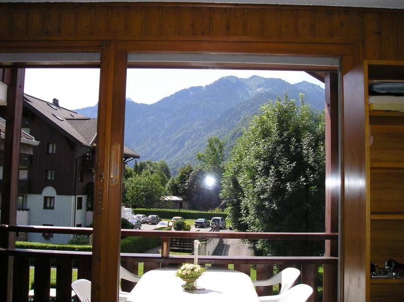 photo 6 Location entre particuliers Samons studio Rhne-Alpes Haute-Savoie Vue du balcon