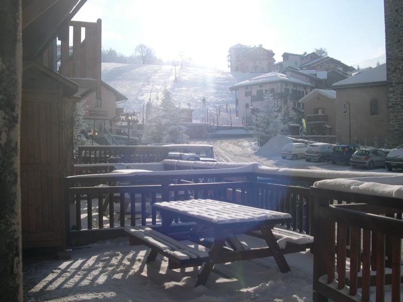 photo 3 Location entre particuliers Saint Martin de Belleville appartement Rhne-Alpes Savoie Vue de la terrasse