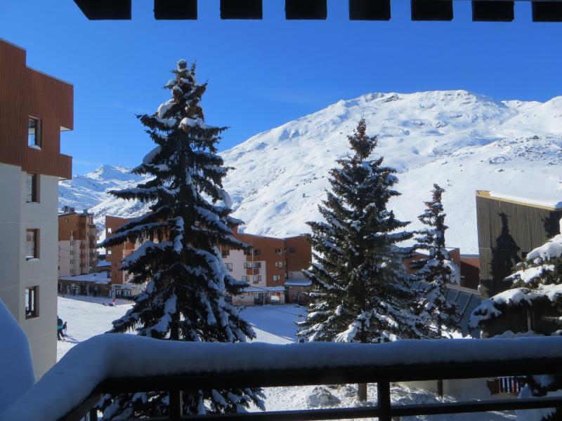 photo 3 Location entre particuliers Les Menuires studio Rhne-Alpes Savoie Vue du balcon