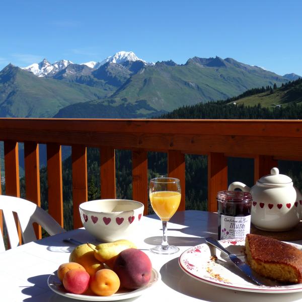 photo 3 Location entre particuliers Les Arcs appartement Rhne-Alpes Savoie Vue du balcon