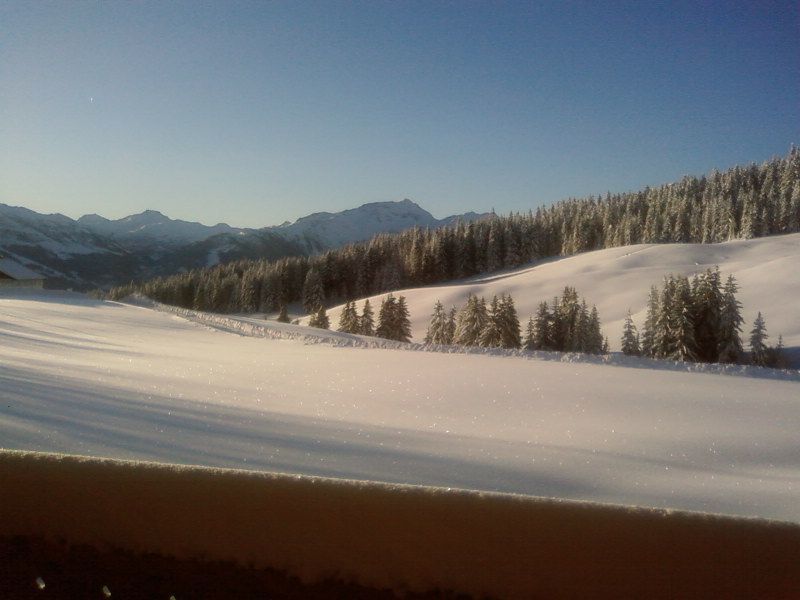 photo 4 Location entre particuliers Les Saisies chalet Rhne-Alpes Savoie Vue du balcon