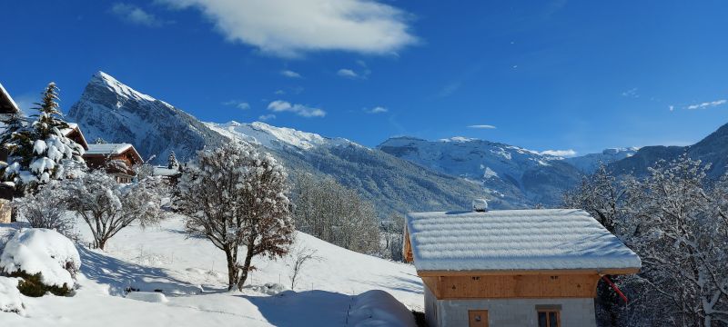 photo 4 Location entre particuliers Samons appartement Rhne-Alpes Haute-Savoie Vue de la terrasse
