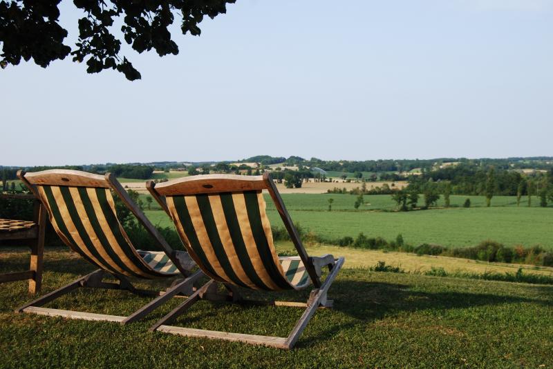 photo 27 Location entre particuliers Monpazier gite Aquitaine Dordogne Vue de la terrasse