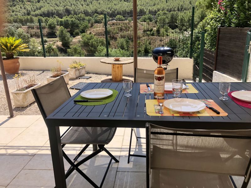 photo 8 Location entre particuliers Le Castellet appartement Provence-Alpes-Cte d'Azur Var Vue de la terrasse