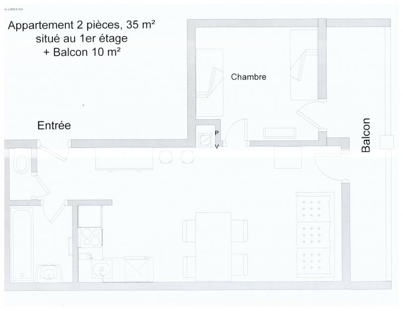 photo 1 Location entre particuliers Tignes appartement Rhne-Alpes Savoie Plan de la location