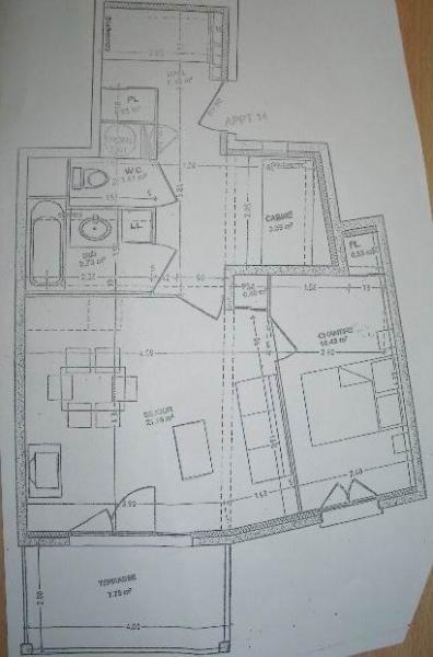 photo 3 Location entre particuliers Oz en Oisans appartement Rhne-Alpes Isre Plan de la location