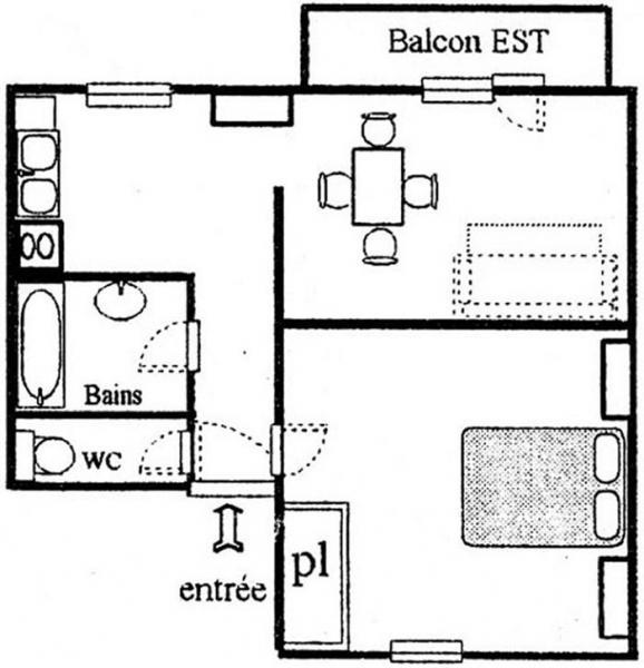 photo 4 Location entre particuliers Val Cenis appartement Rhne-Alpes Savoie Plan de la location