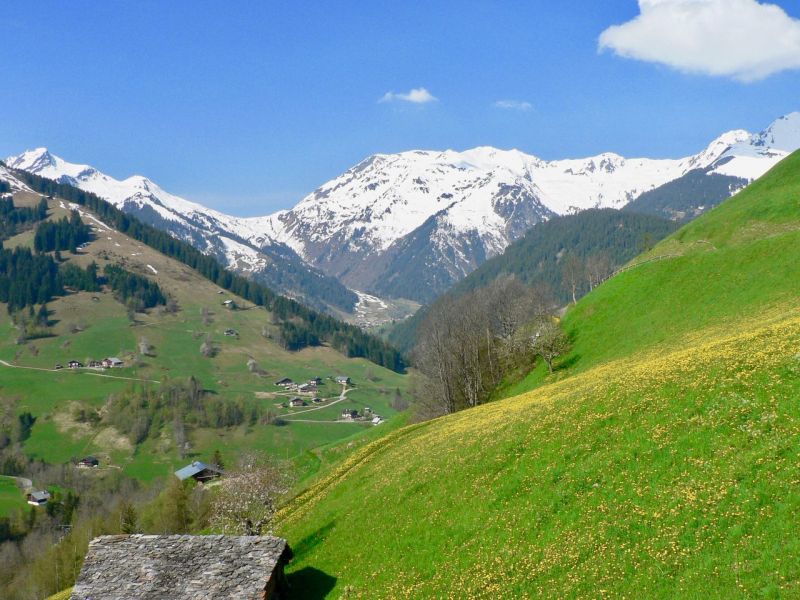 photo 17 Location entre particuliers Areches Beaufort chalet Rhne-Alpes Savoie Vue depuis la location