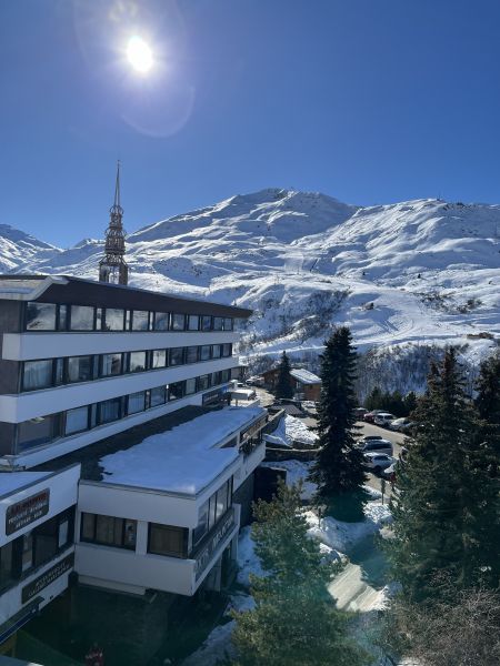 photo 2 Location entre particuliers Les Menuires appartement Rhne-Alpes Savoie Vue de la terrasse