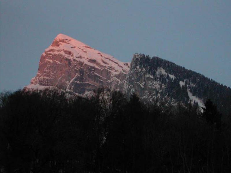 photo 14 Location entre particuliers Samons studio Rhne-Alpes Haute-Savoie Vue du balcon