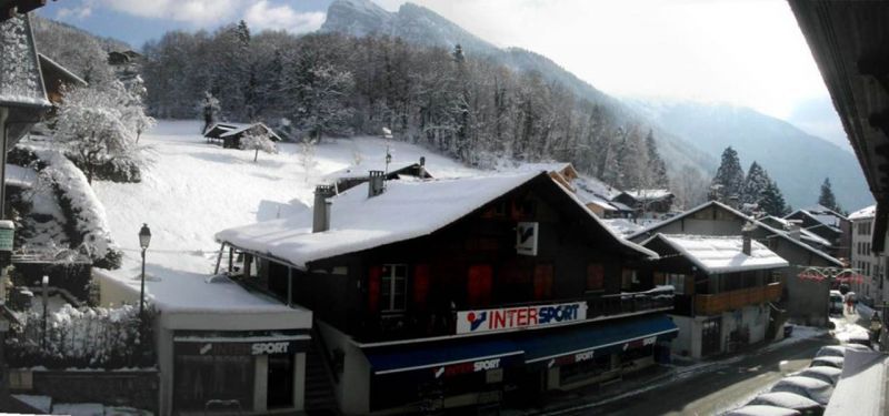 photo 15 Location entre particuliers Samons studio Rhne-Alpes Haute-Savoie Vue du balcon