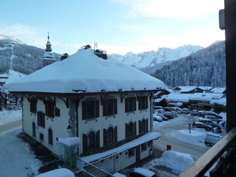 photo 11 Location entre particuliers Le Grand Bornand studio Rhne-Alpes Haute-Savoie Vue du balcon