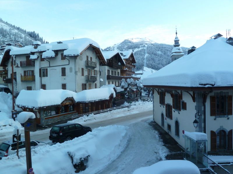 photo 12 Location entre particuliers Le Grand Bornand studio Rhne-Alpes Haute-Savoie Vue du balcon