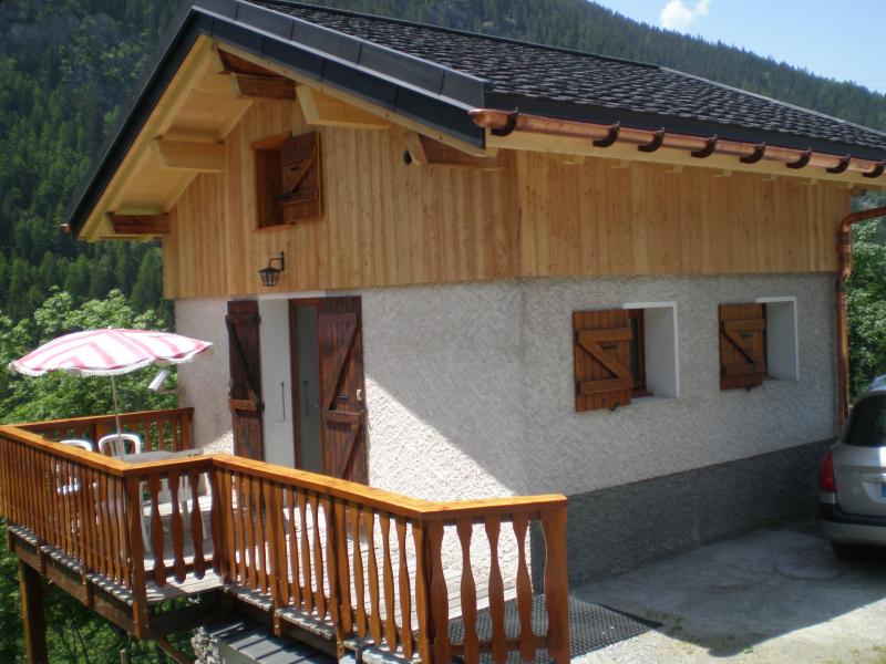 photo 9 Location entre particuliers Peisey-Vallandry chalet Rhne-Alpes Savoie Vue de la terrasse