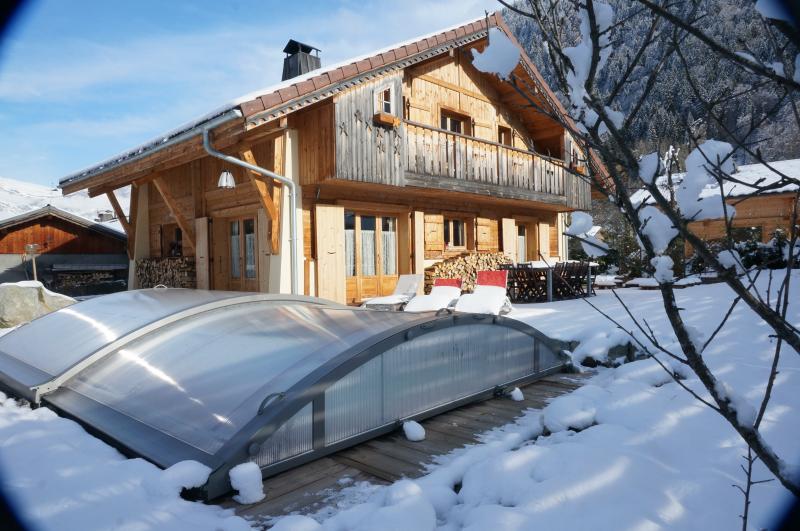 photo 17 Location entre particuliers Saint Gervais Mont-Blanc chalet Rhne-Alpes Haute-Savoie Vue extrieure de la location