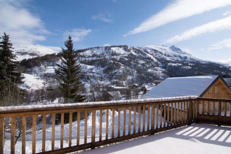 photo 7 Location entre particuliers Valloire chalet Rhne-Alpes Savoie Vue de la terrasse