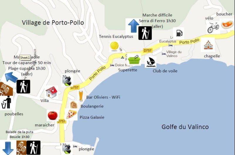 photo 16 Location entre particuliers Porto Pollo maison Corse Corse du Sud Vue autre