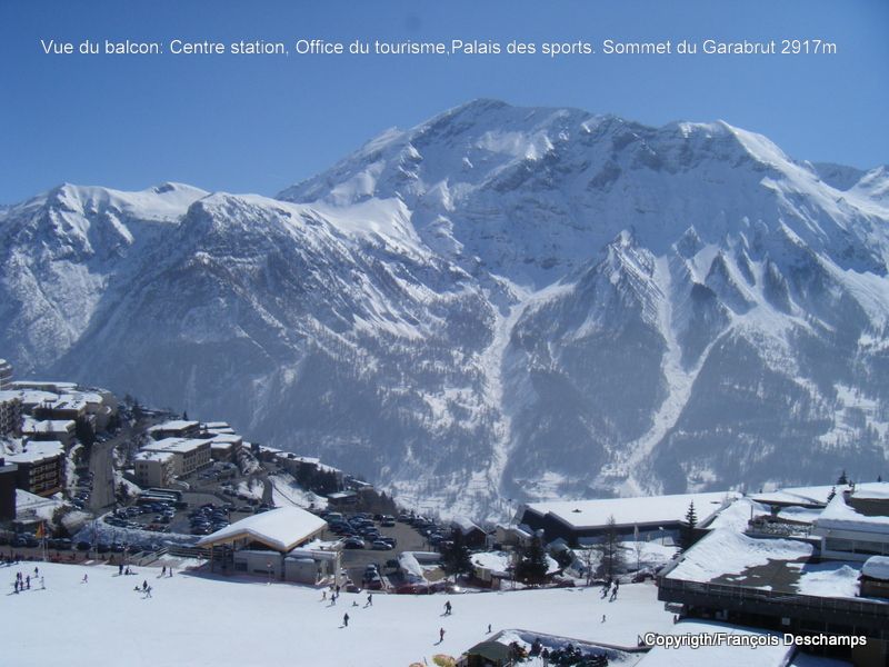 photo 20 Location entre particuliers Orcires Merlette studio Provence-Alpes-Cte d'Azur Hautes-Alpes Vue du balcon