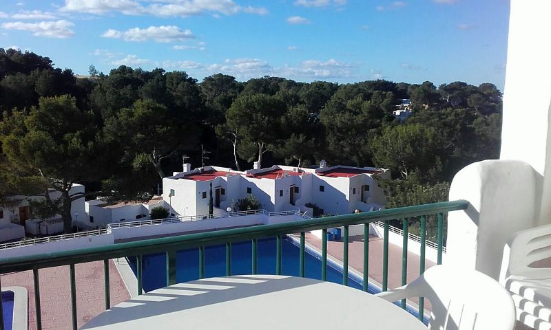 photo 4 Location entre particuliers Cala Tarida studio Balares Ibiza Vue du balcon