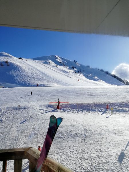 photo 4 Location entre particuliers La Plagne studio Rhne-Alpes Savoie Vue de la terrasse