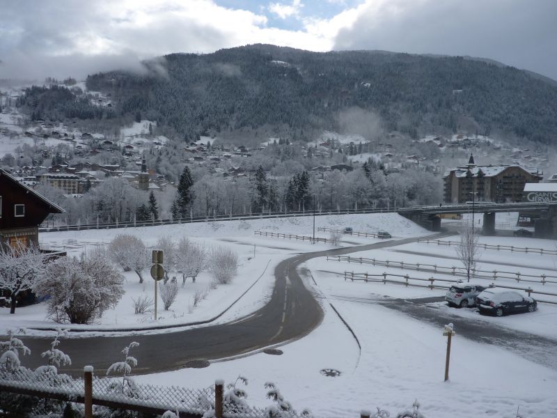 photo 11 Location entre particuliers Saint Gervais Mont-Blanc appartement Rhne-Alpes Haute-Savoie Vue du balcon