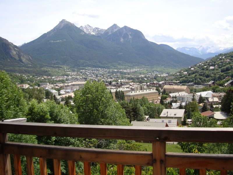 photo 15 Location entre particuliers Brianon appartement Provence-Alpes-Cte d'Azur Hautes-Alpes Vue de la terrasse