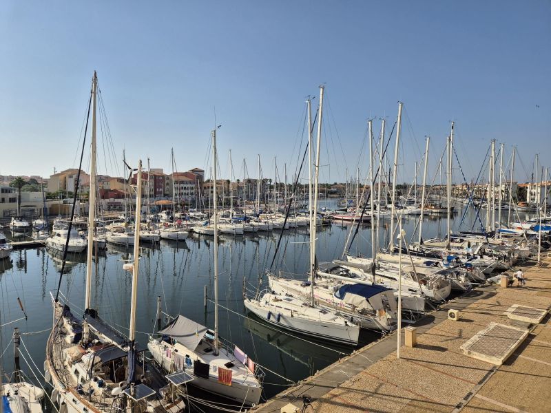 photo 8 Location entre particuliers Port Leucate appartement Languedoc-Roussillon Aude Vue du balcon