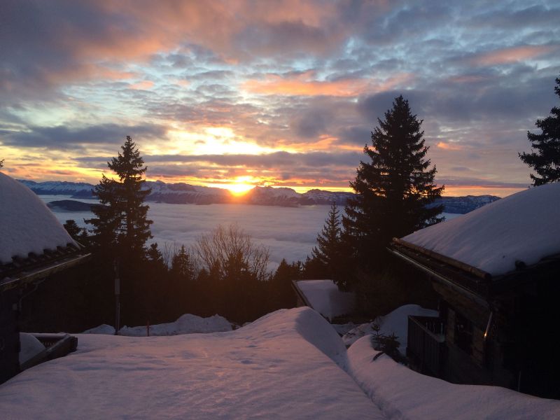 photo 9 Location entre particuliers Chamrousse chalet Rhne-Alpes Isre Vue de la terrasse