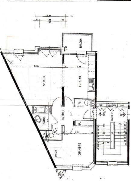 photo 13 Location entre particuliers Saint Malo appartement Bretagne Ille et Vilaine Plan de la location