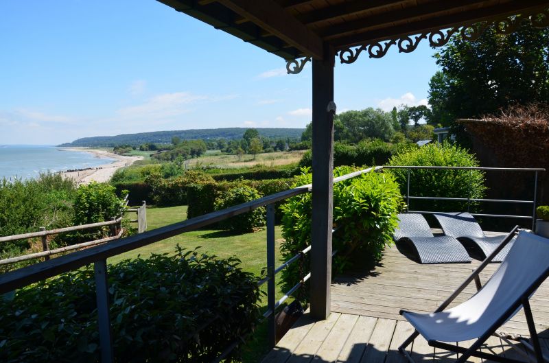 photo 10 Location entre particuliers Honfleur maison Basse-Normandie Calvados Vue de la terrasse