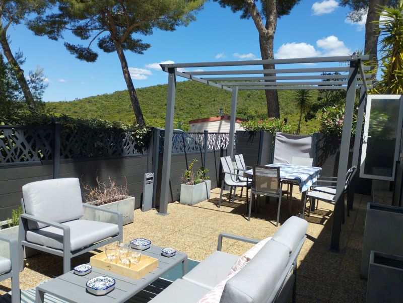 photo 13 Location entre particuliers La Londe-les-Maures mobilhome Provence-Alpes-Cte d'Azur Var Terrasse