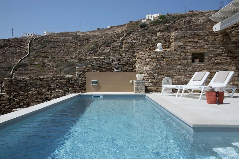 photo 6 Location entre particuliers Ios maison Sud de l'ge Cyclades Piscine