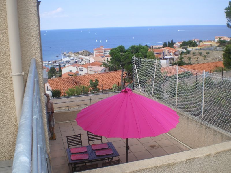 photo 1 Location entre particuliers Banyuls-sur-Mer appartement Languedoc-Roussillon Pyrnes-Orientales Vue de la terrasse