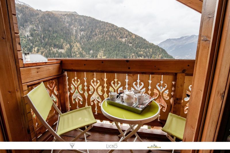 photo 19 Location entre particuliers Valfrjus chalet Rhne-Alpes Savoie Vue du balcon