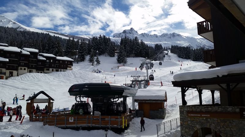 photo 10 Location entre particuliers Valmorel studio Rhne-Alpes Savoie Vue du balcon