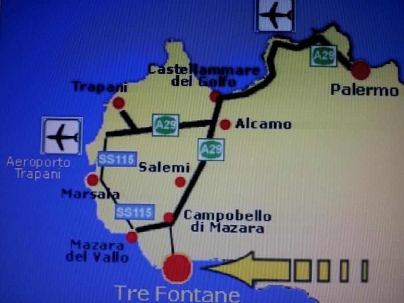 photo 28 Location entre particuliers Mazara del Vallo villa Sicile Trapani (province de) Carte