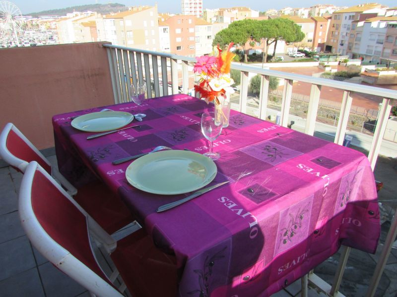 photo 2 Location entre particuliers Cap d'Agde appartement Languedoc-Roussillon Hrault Terrasse