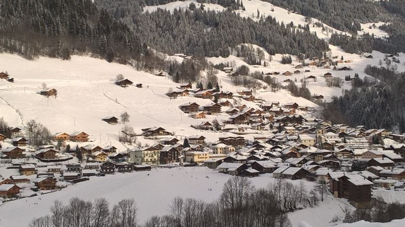 photo 14 Location entre particuliers Areches Beaufort appartement Rhne-Alpes Savoie Vue de la terrasse