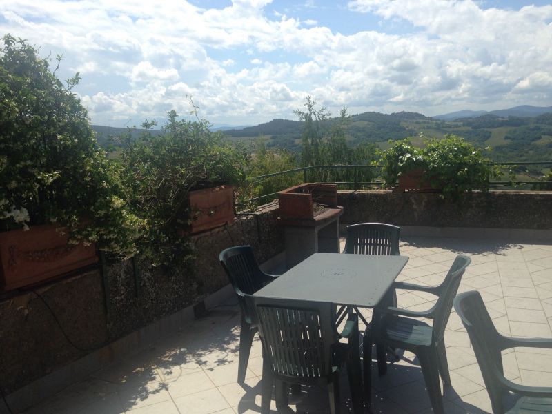 photo 2 Location entre particuliers Radicondoli maison Toscane Sienne (province de) Vue de la terrasse