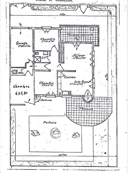 photo 14 Location entre particuliers Canet villa Languedoc-Roussillon Pyrnes-Orientales Plan de la location