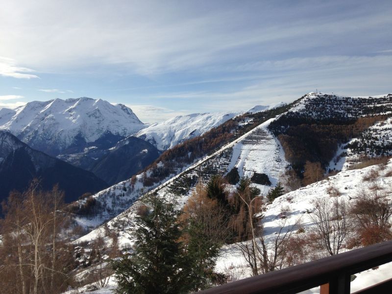 photo 17 Location entre particuliers Alpe d'Huez appartement Rhne-Alpes Isre Vue du balcon