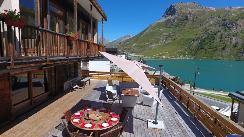 photo 25 Location entre particuliers Tignes appartement Rhne-Alpes Savoie Vue de la terrasse