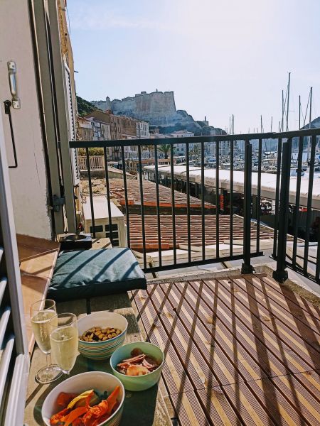 photo 16 Location entre particuliers Bonifacio appartement Corse Corse du Sud Vue du balcon