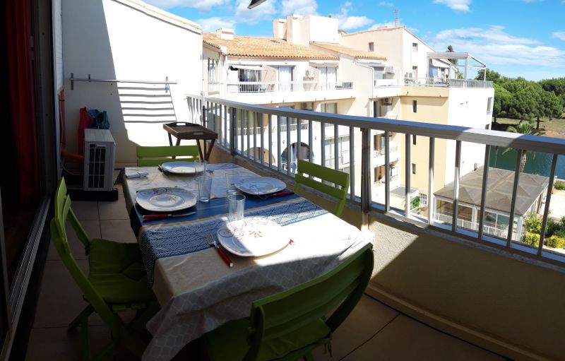 photo 3 Location entre particuliers Agde appartement Languedoc-Roussillon Hrault Vue de la terrasse