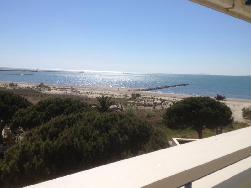 photo 0 Location entre particuliers Le Grau du Roi appartement Languedoc-Roussillon Gard Vue de la terrasse