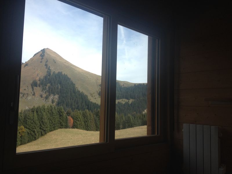 photo 9 Location entre particuliers Praz de Lys Sommand chalet Rhne-Alpes Haute-Savoie Vue du balcon