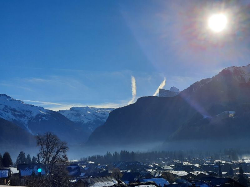 photo 1 Location entre particuliers Samons appartement Rhne-Alpes Haute-Savoie Vue du balcon