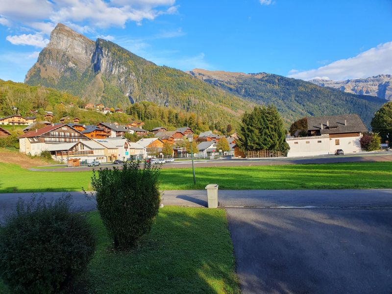 photo 14 Location entre particuliers Samons appartement Rhne-Alpes Haute-Savoie Vue du balcon