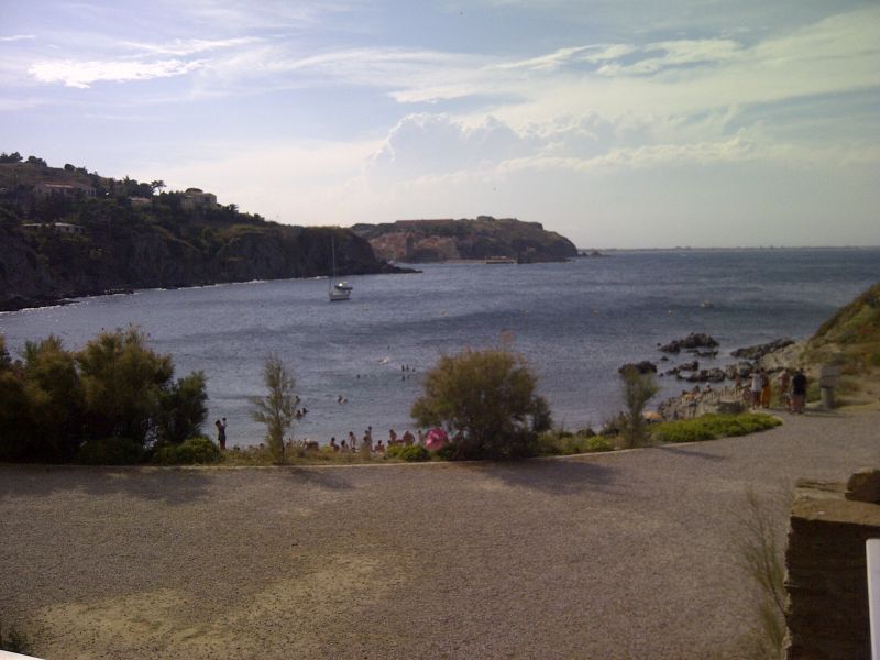 photo 2 Location entre particuliers Collioure appartement Languedoc-Roussillon Pyrnes-Orientales Vue de la terrasse